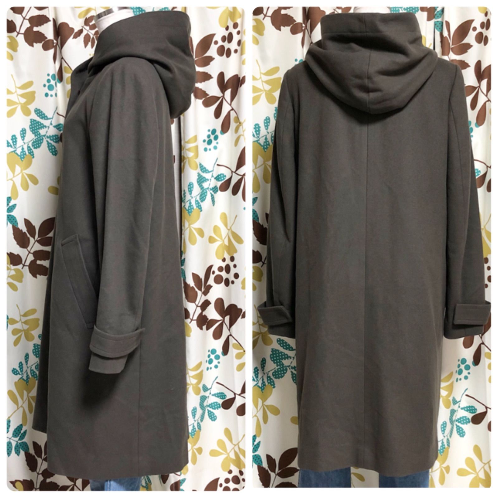 □極美品□theory luxe セオリーリュクス ウールロングコート size38(M