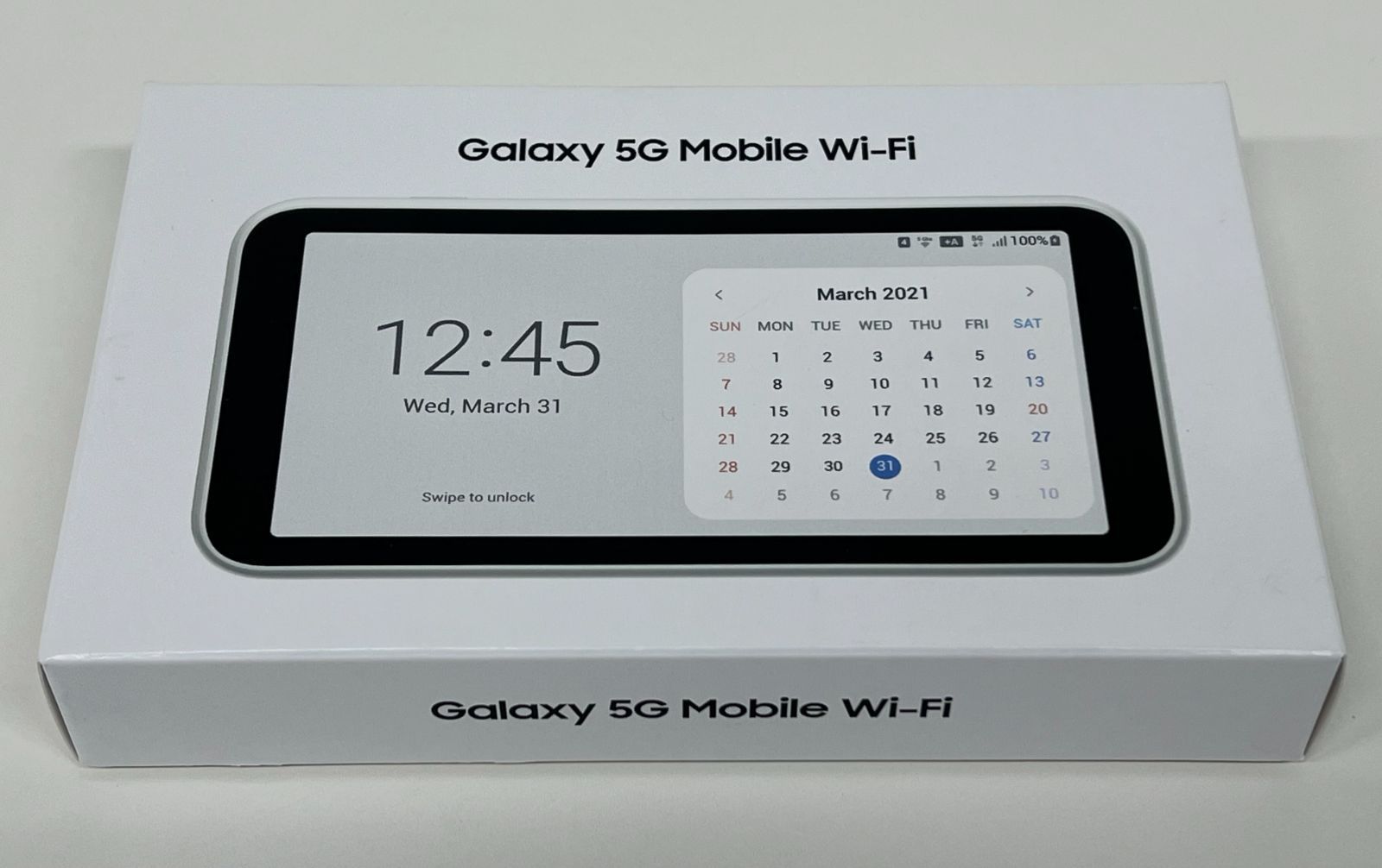 新品未使用品】Galaxy 5G Mobile Wi-Fi（SCR01）ホワイト WiMAX+5G