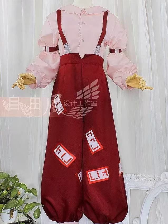 コスプレ東方Project コスプレ藤原妹紅 コスプレ衣装※ウィッグ追加可