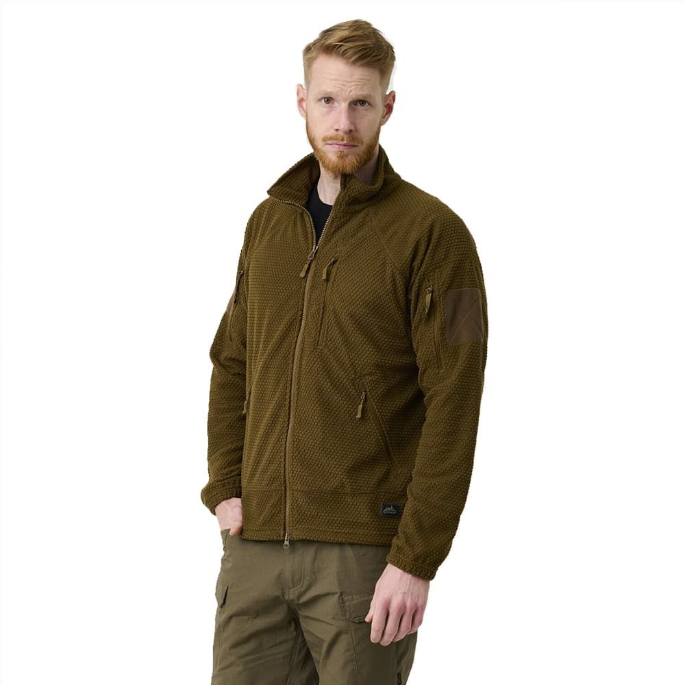 HELIKON-TEX ジャケット ALPHA TACTICAL JACKET グリッドフリース BL