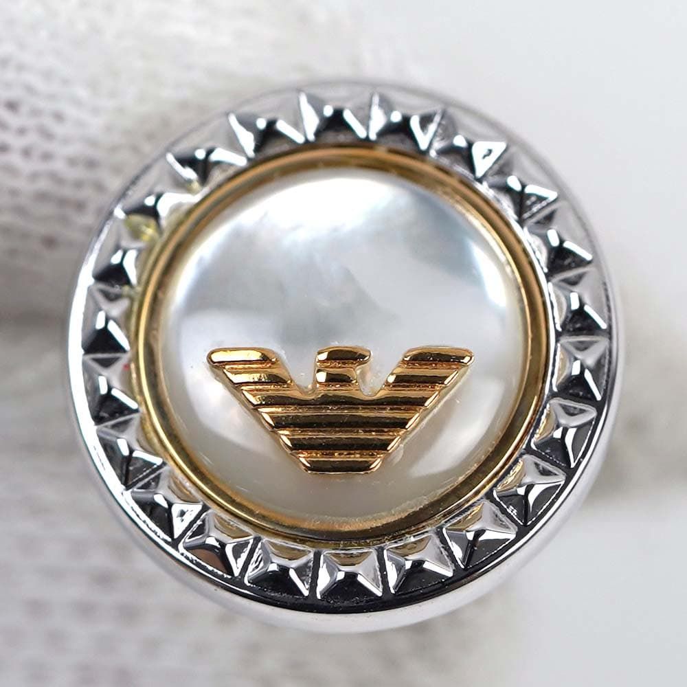 エンポリオアルマーニ ピアス メンズ レディース シルバー パール