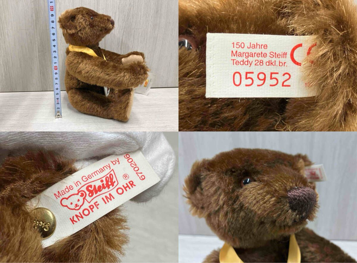 Steiff シュタイフ テディベア 生誕150周年記念 白タグ - メルカリ
