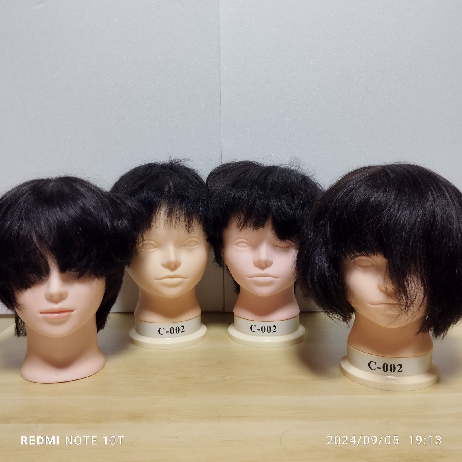 国家試験用 カットウィッグ 15体 新品未使用 国家試験用 カット