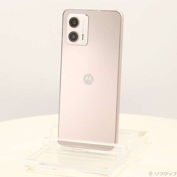 中古品〕 moto g53y 5G 128GB ペールピンク MOSAD3 Y!mobile SIMフリー