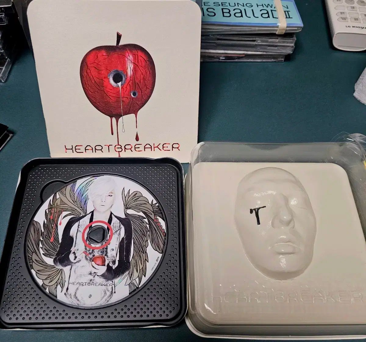 G-DRAGON HEARTBREAKER 韓国版CD 直筆サイン入り G-DRAGON