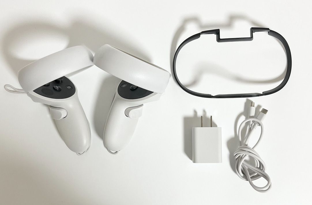 META OCULUS QUEST2 128GB VR オールインワンVRヘッドセット 【中古