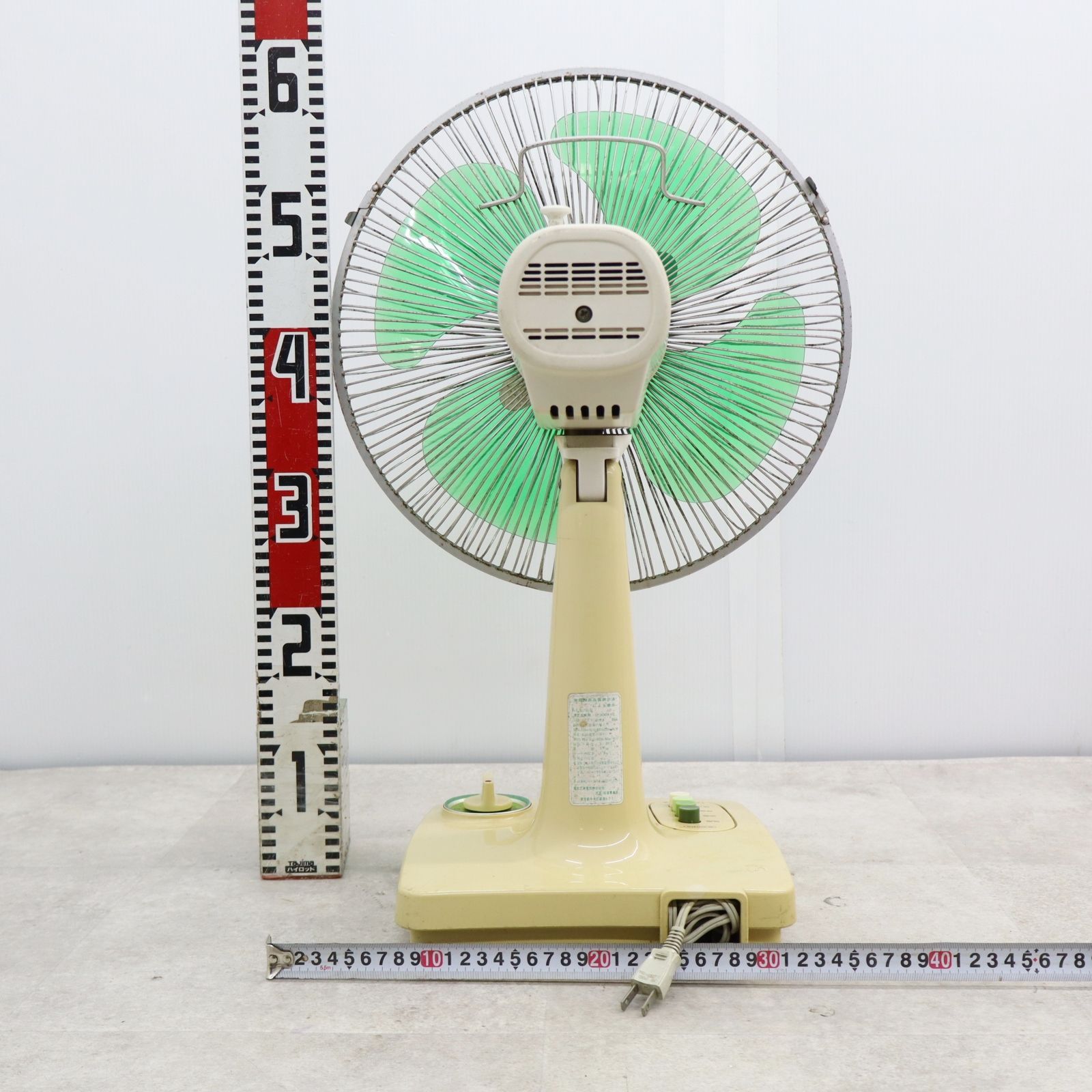 ▽当時物！ ｜レトロ 扇風機｜TOSHIBA 東芝 D-30D41G 羽根の大きさ