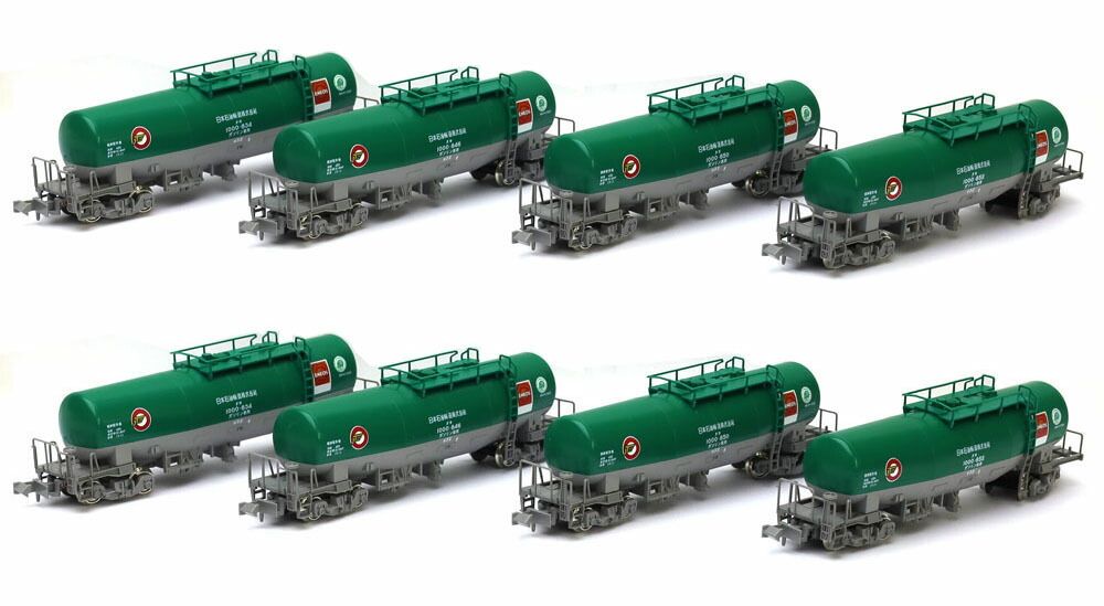 タキ1000（後期形） 日本石油輸送 ENEOS エコレールマーク付 8両セット