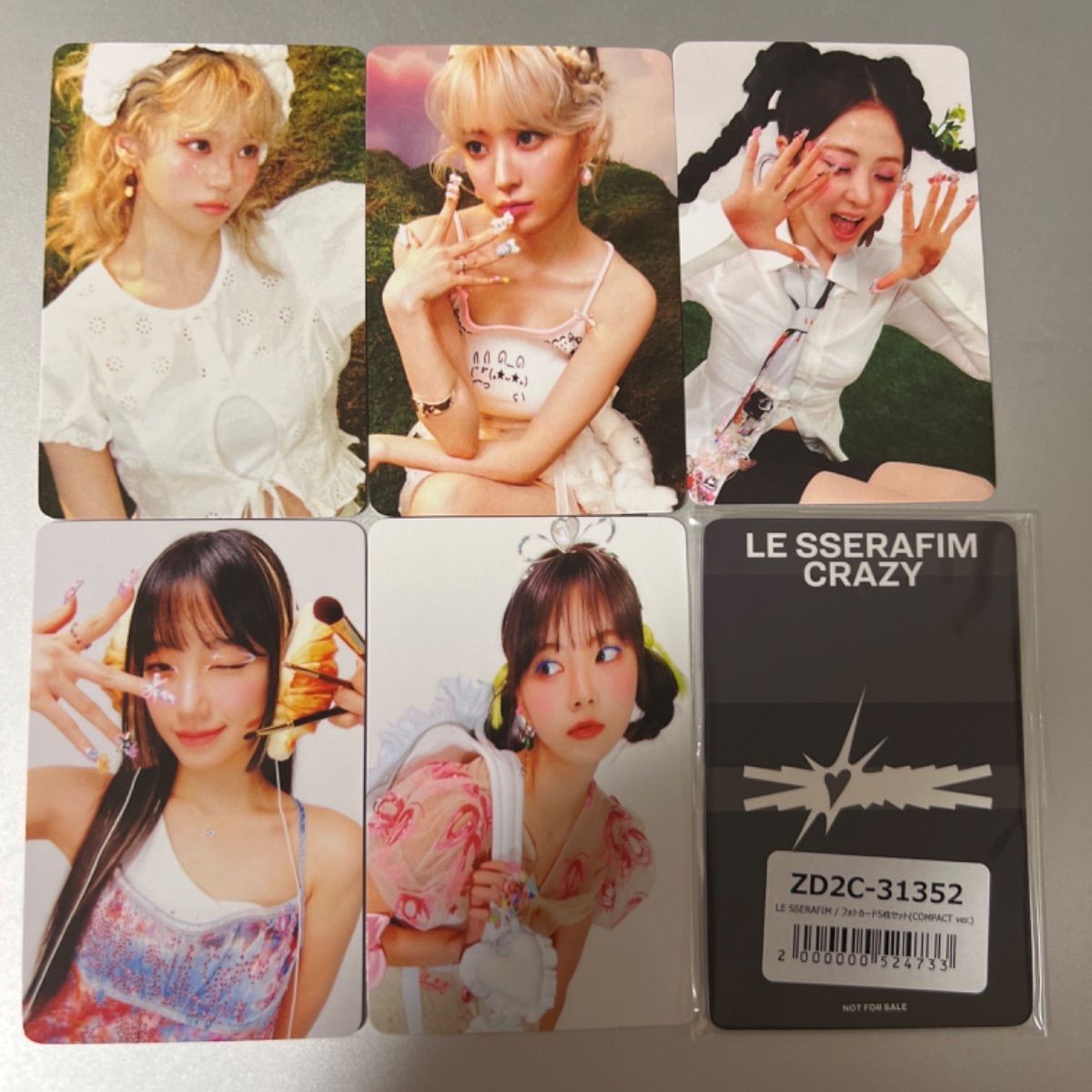 LE SSERAFIM Crazy コンパクト盤 トレカ コンプセット Universal Music