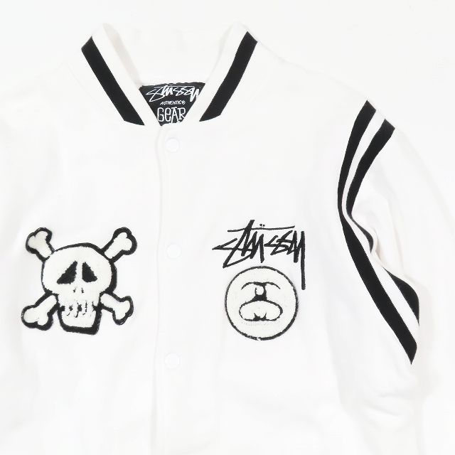 希少デザイン】OLDSTUSSY パイルSロゴ 希少XL コットンスタジャン
