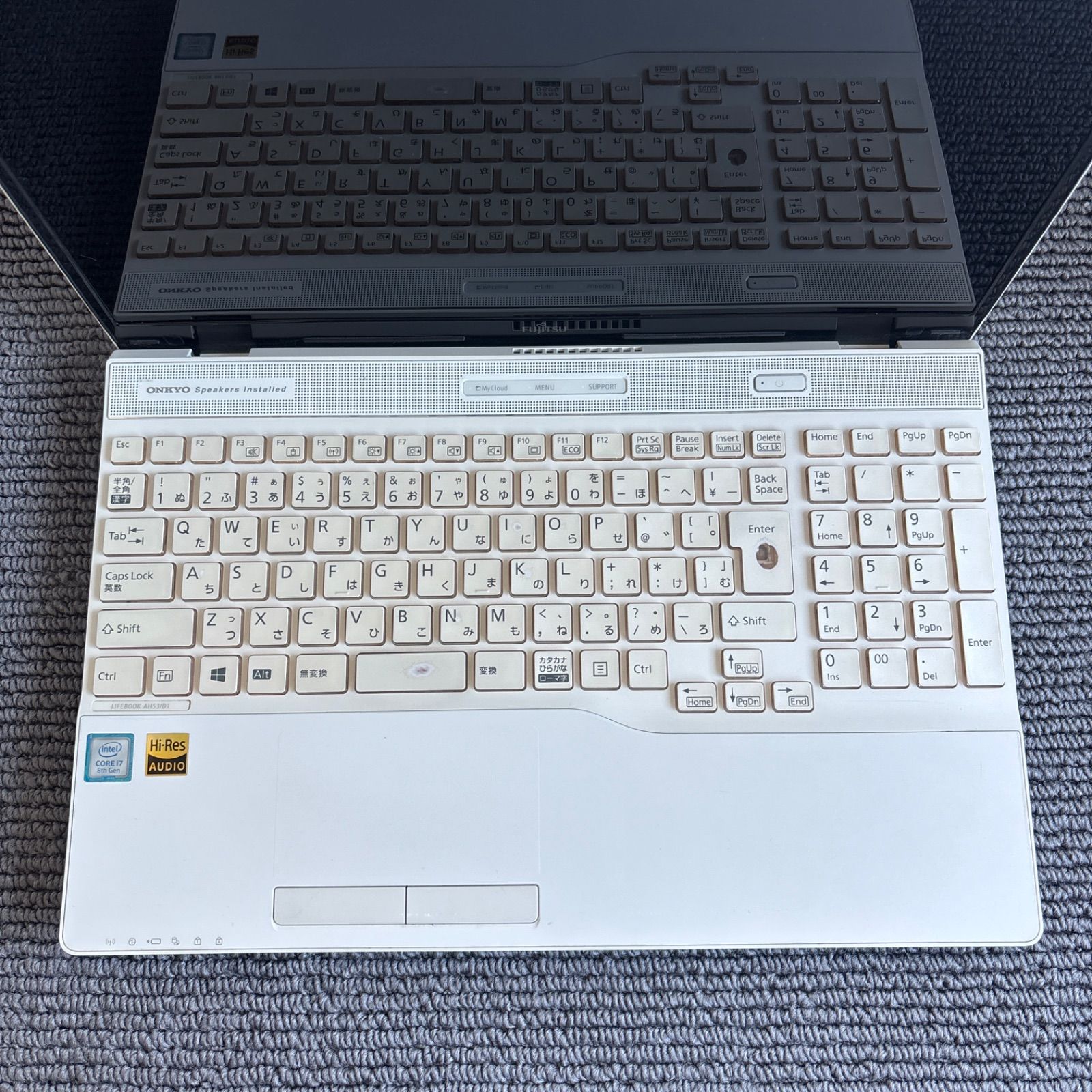 富士通lifebook AH53/D1 i7-8565U メモリ8GB HDD1TB SSD 256GB Win11