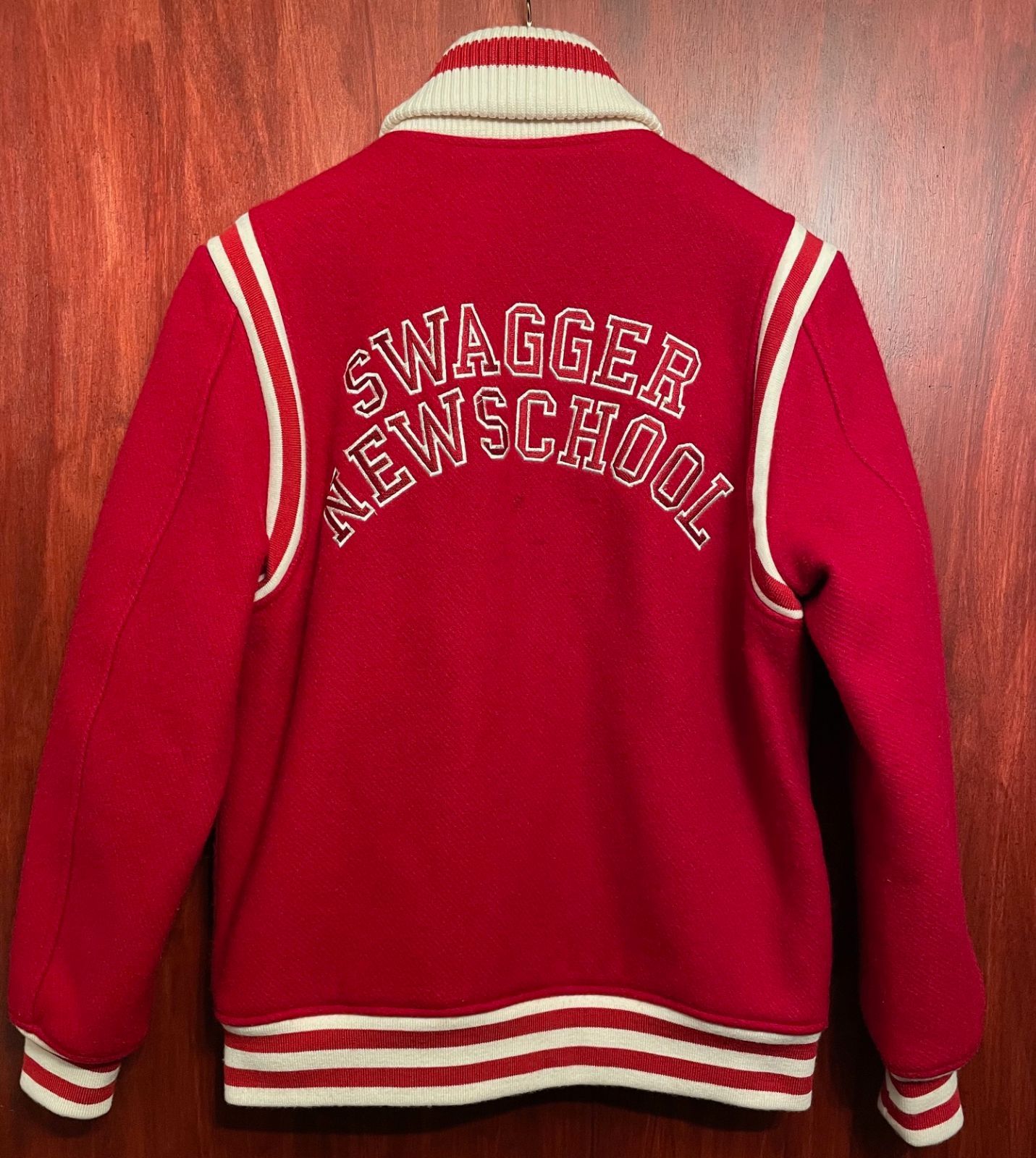 SWAGGER 「SWAGGER NEWSCHOOL」 ショールカラースタジアムジャケット