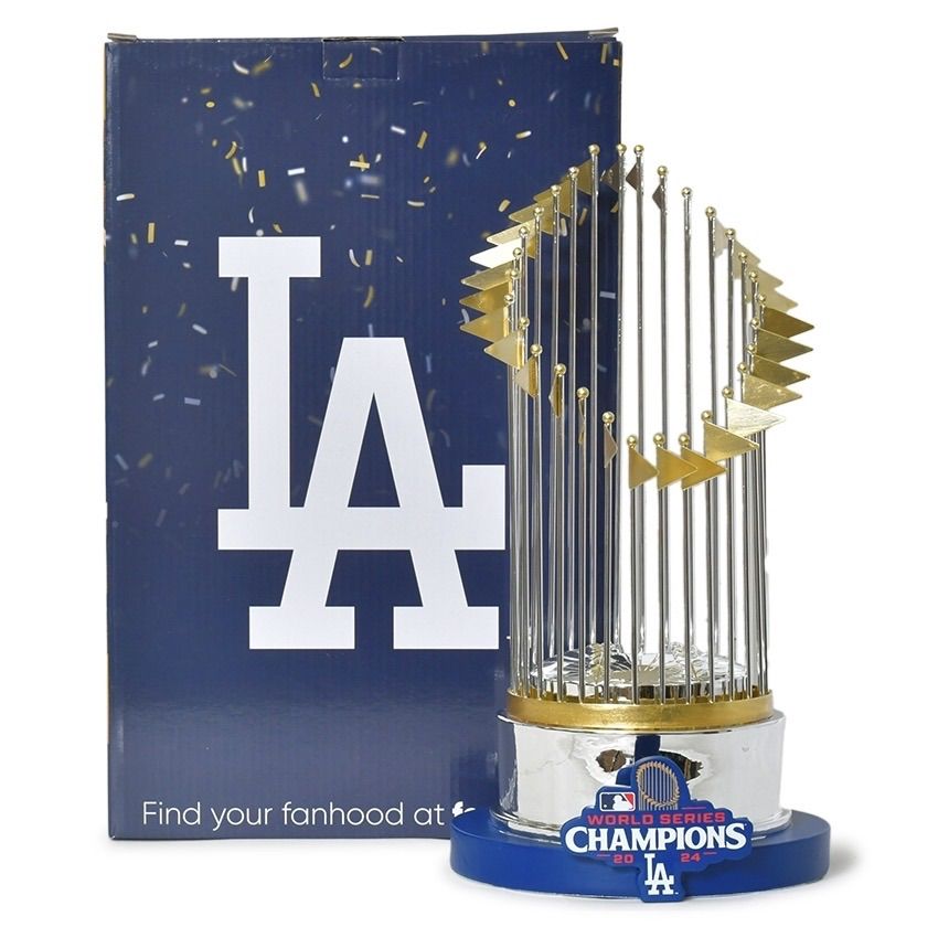ドジャース ワールドシリーズ チャンピオン トロフィー 2024 MLB 公式