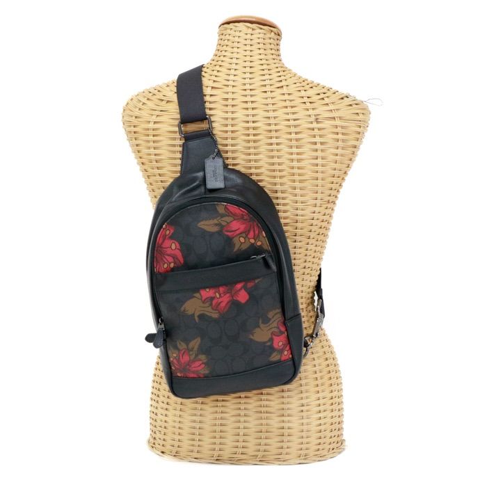 未使用級 COACH×Chelsea 限定コラボ ボディバッグ レザー PVC COACH