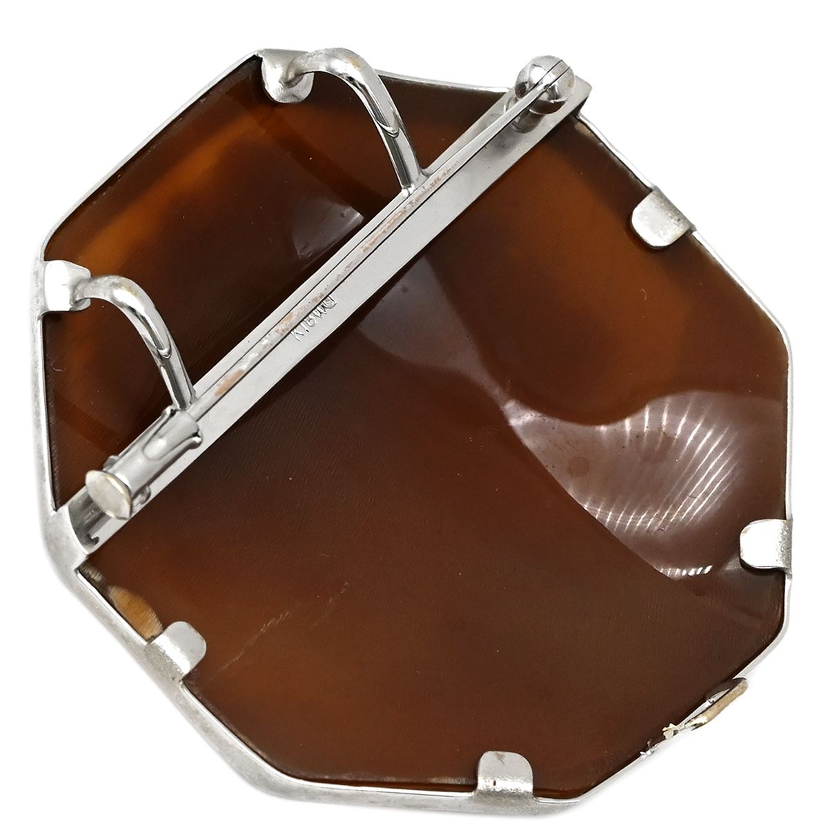 パトリシア パルラーティ PATORIZIA PARLATI ブローチ カメオ K18WG