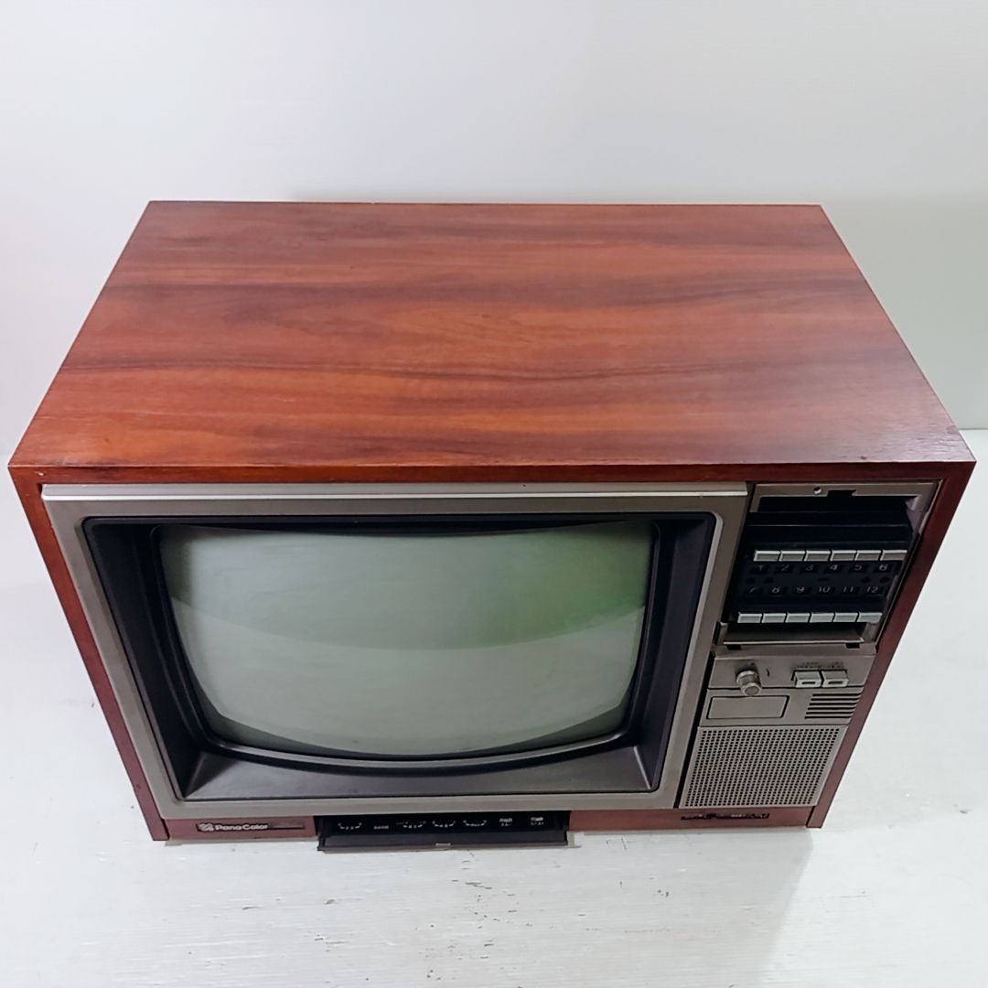 昭和レトロ ナショナル ブラウン管 テレビ ナショナルカラーテレビ