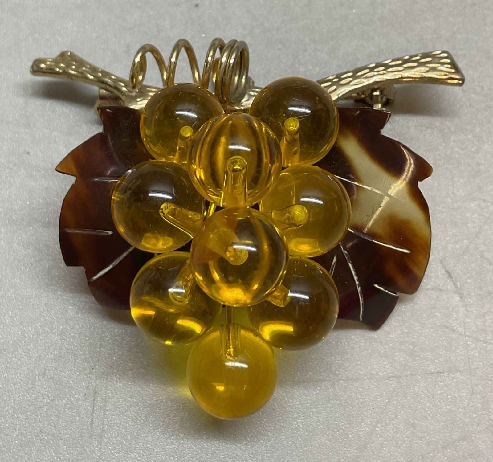 本鼈甲 本べっ甲 薔薇 ブローチ 本べっ甲バラのブローチ 本鼈甲