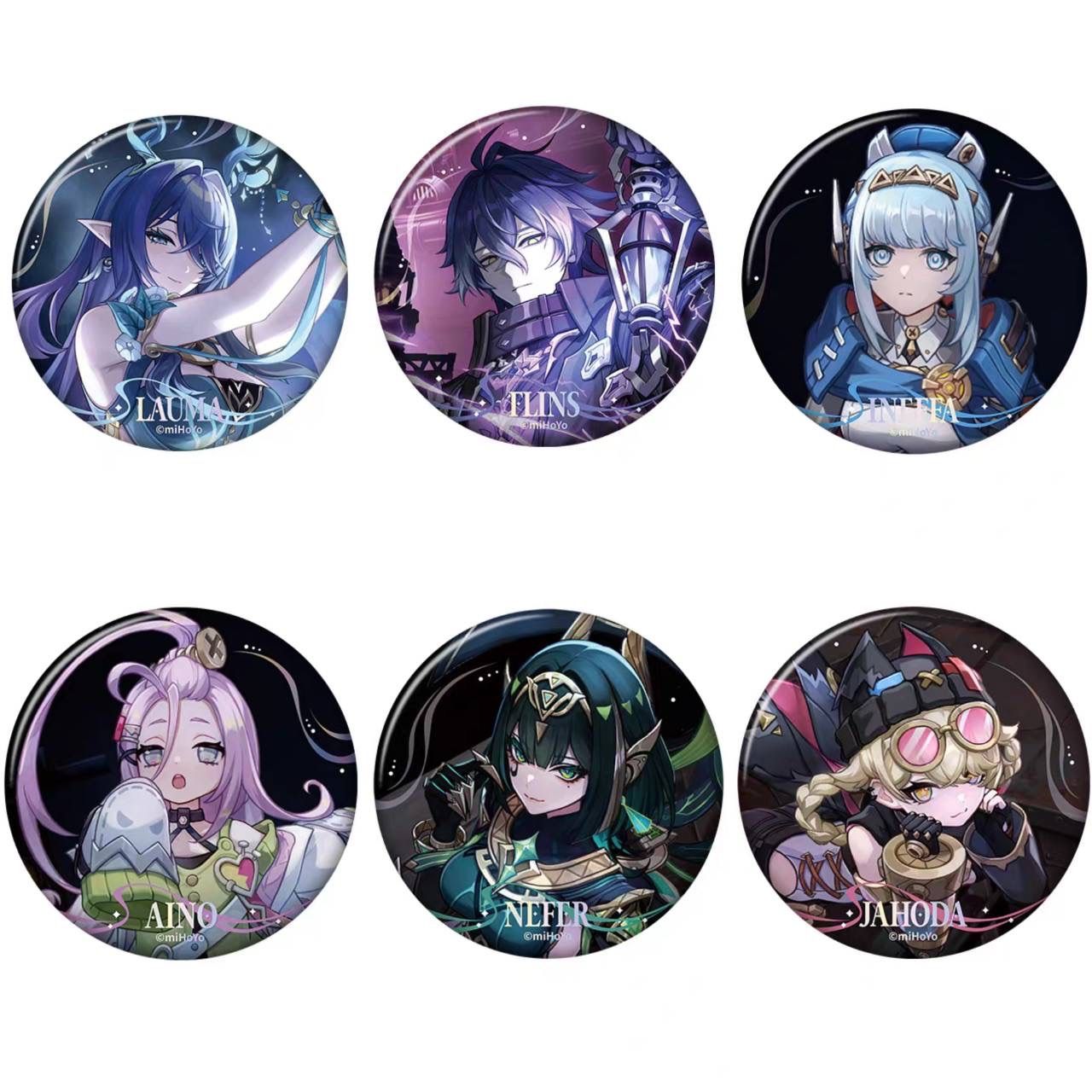 公式正規品 空月の歌 缶バッジ ラウマ フリンズ イネファ アイノ