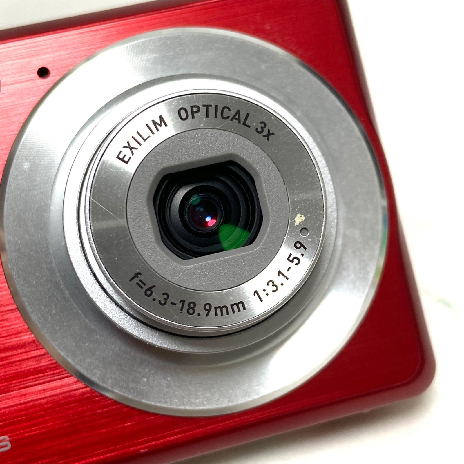 CASIO EXILIM EX-Z77 レッド コンパクトデジタルカメラ コンデジ