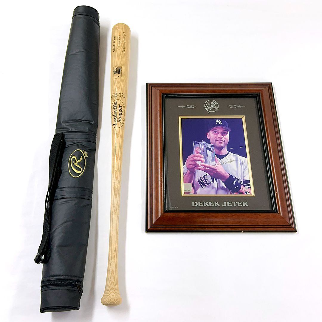 NYヤンキース 世界限定22 デレク・ジーター MVP受賞記念 直筆サイン