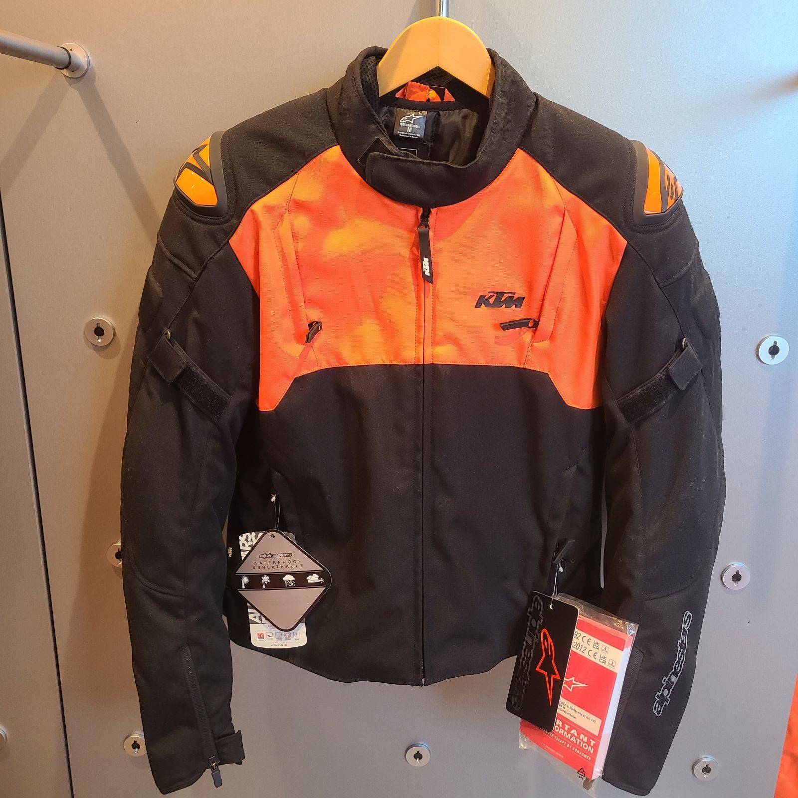 KTM AMPERE WP JACKET サイズM アルパインスターズ 着脱式インナー付き