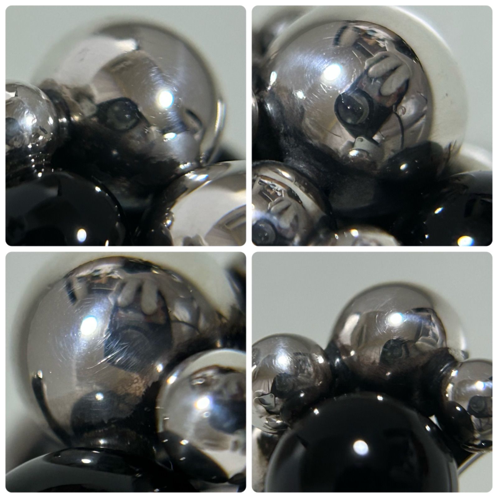 質流れ ジョージ・ジェンセン オニキス リング 約15.5号 GEORG JENSEN