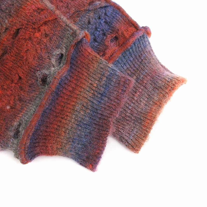 PERVERZE パーバーズ Wmns Holey Pattern Mohair Knit Cardigan