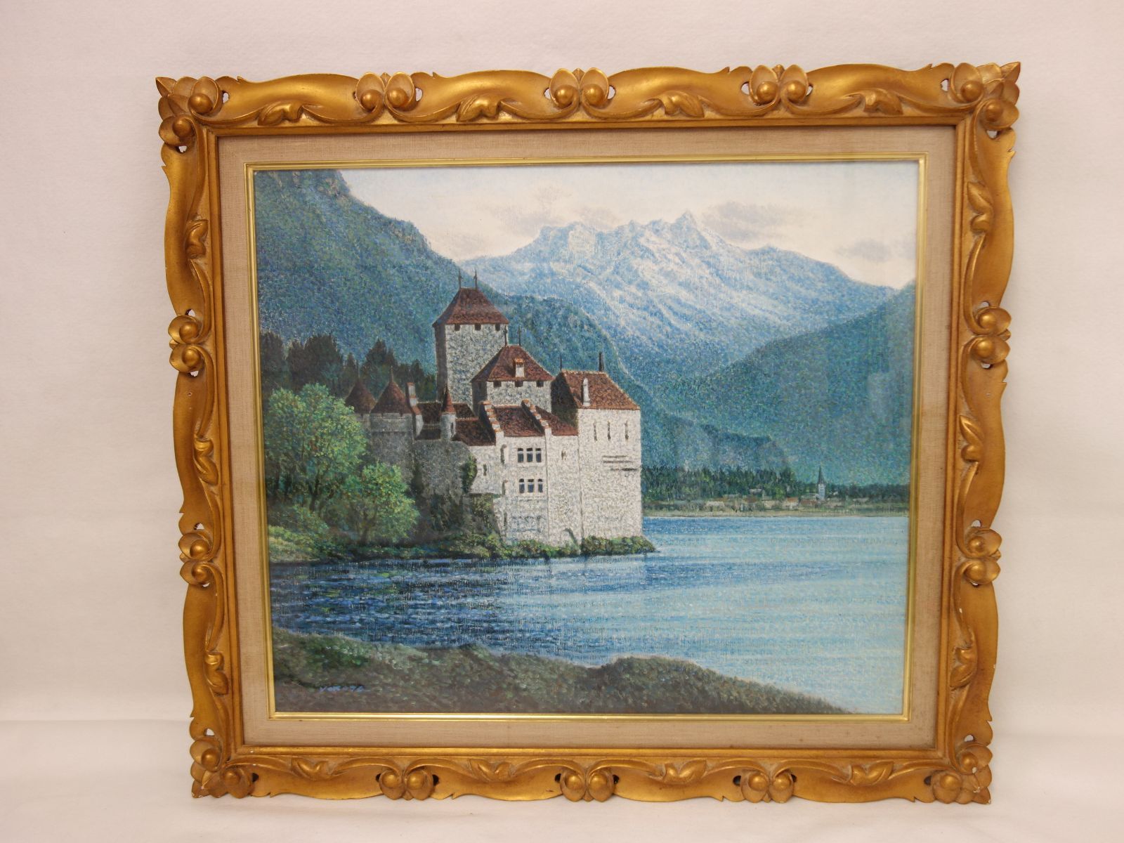 真作】伊谷賢蔵「山陰の海 浦富海岸」油彩 4号 1942年作 共