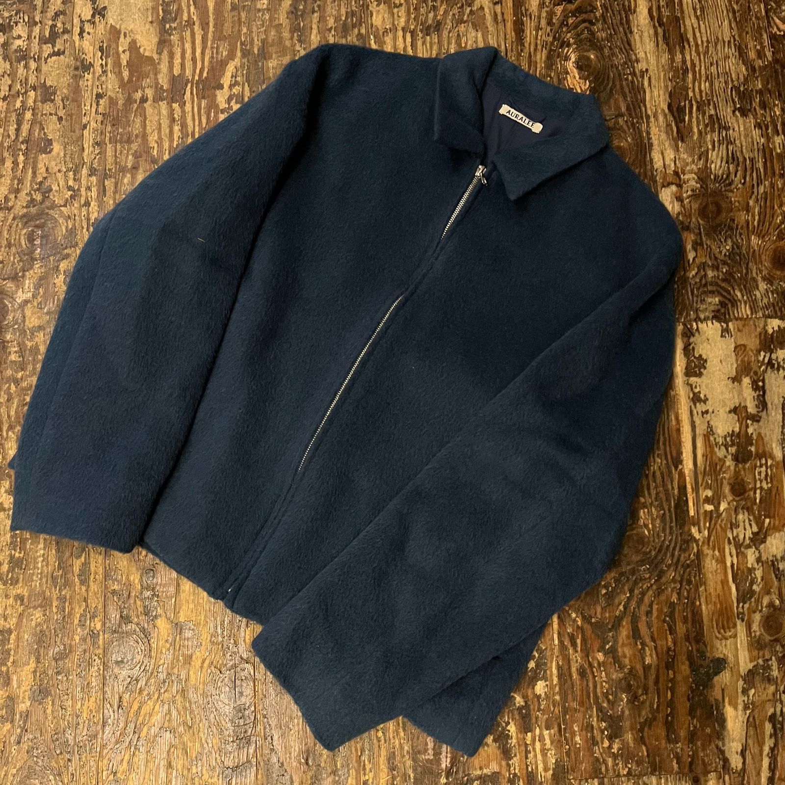 AURALEE オーラリー BABY ALPACA ZIP BLOUSON ジップブルゾン SIZE 4