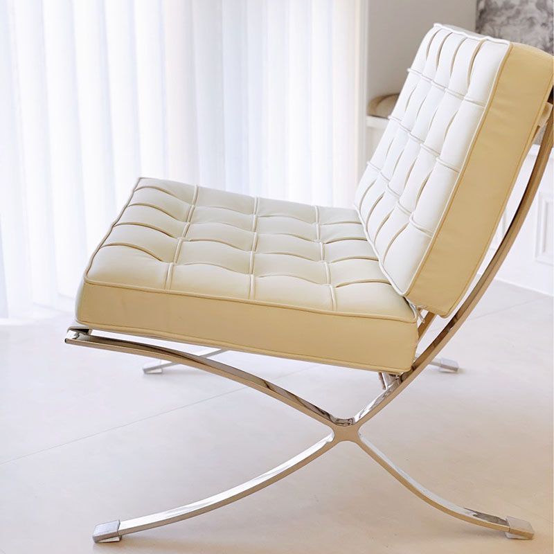 高品質 高級感 床保護脚カバー付き バルセロナチェア リプロダクト