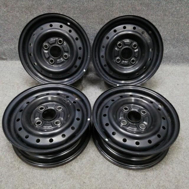 ダイハツ 純正 スチールホイール 黒鉄チン 12インチ 12×4.00B PCD100 +