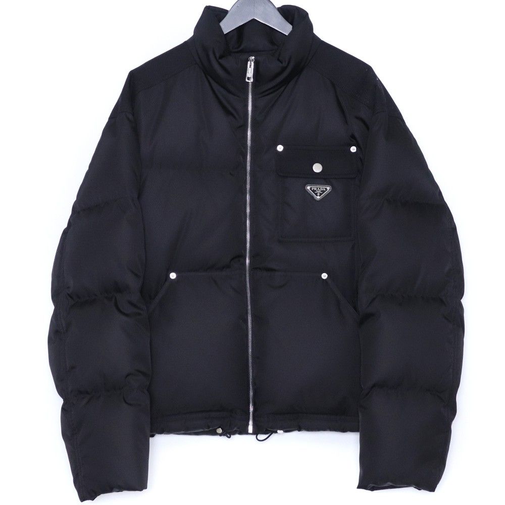 未使用 PRADA RE-NYLON ダウンジャケット Mサイズ ブラック SGC584