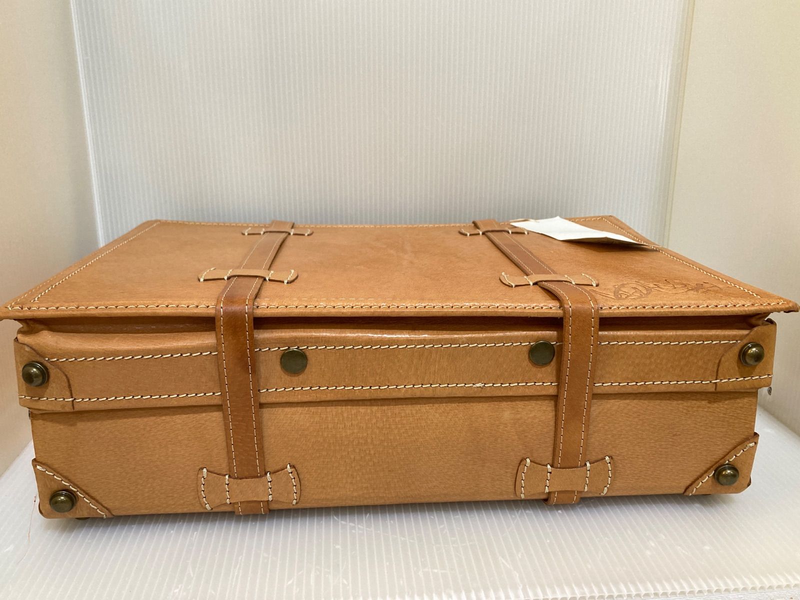 非売品 キリン一番搾り イチローサイン入 レザーアンティークトランク