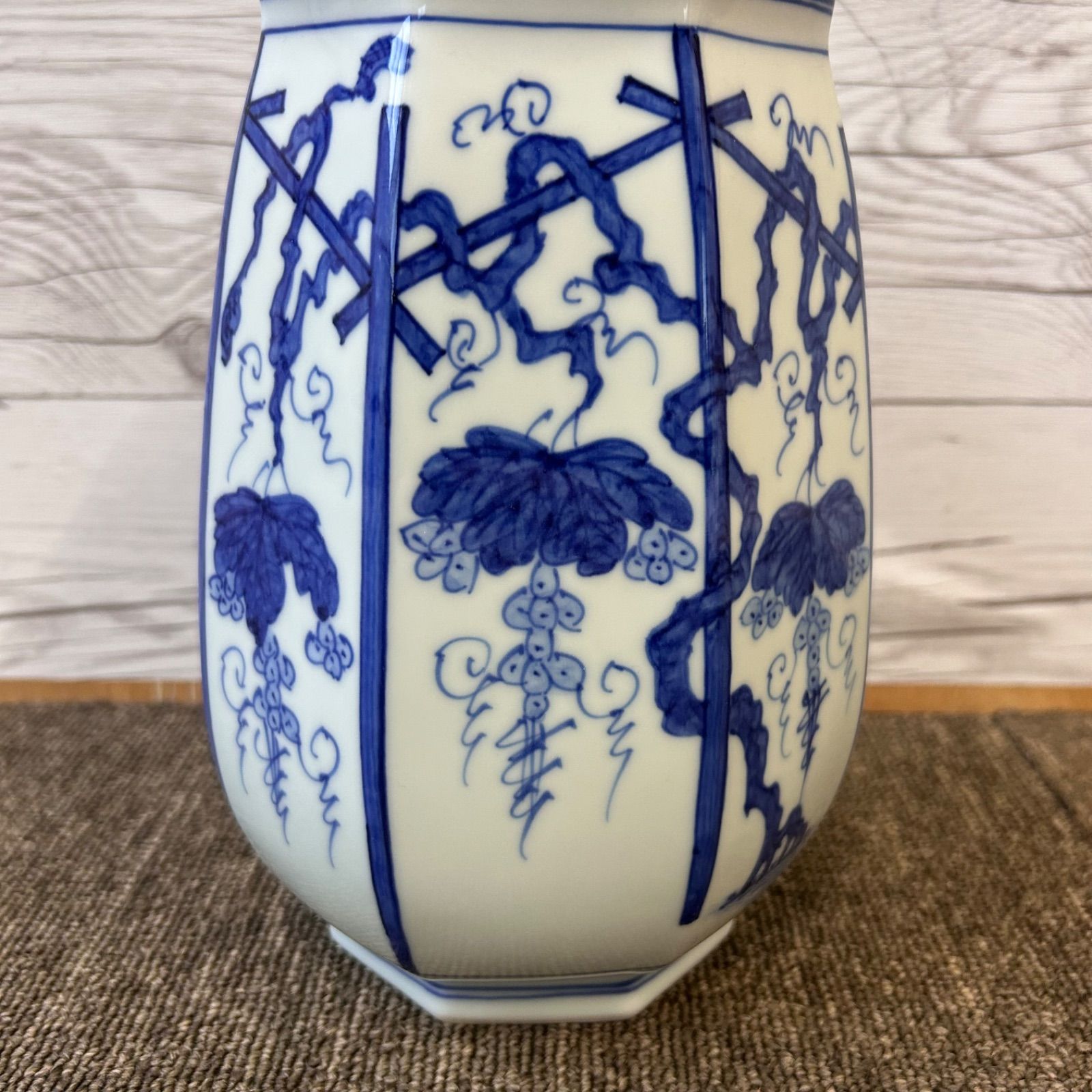 新品未使用 染付葡萄棚 水指 茶道具 染付 京焼 - メルカリ