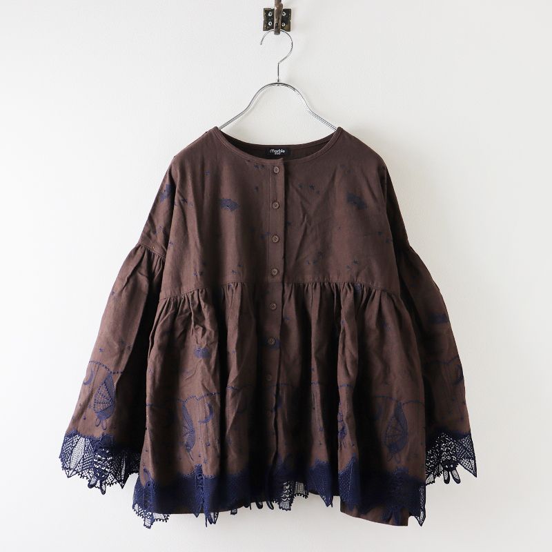 未使用 マーブルシュッド marble SUD Bat Lace バット レース ワイド