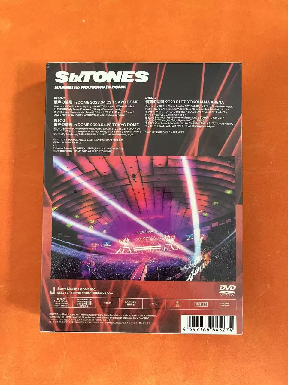 新品未使用 SixTONES/慣声の法則 in DOME〈初回盤・3枚組〉 - メルカリ
