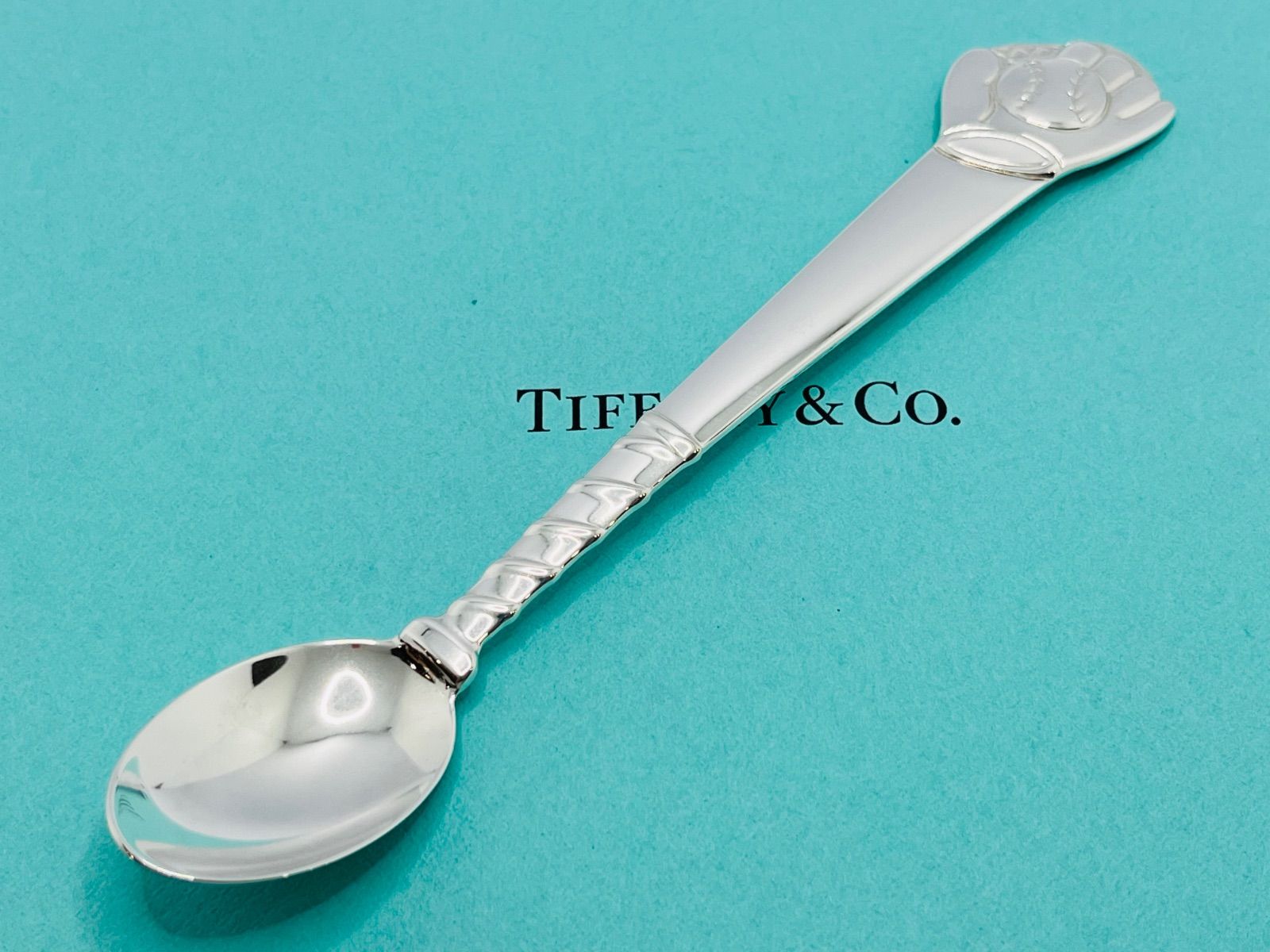 a034 送料無料 Tiffany&Co. 美品 希少 ティファニー ベースボール