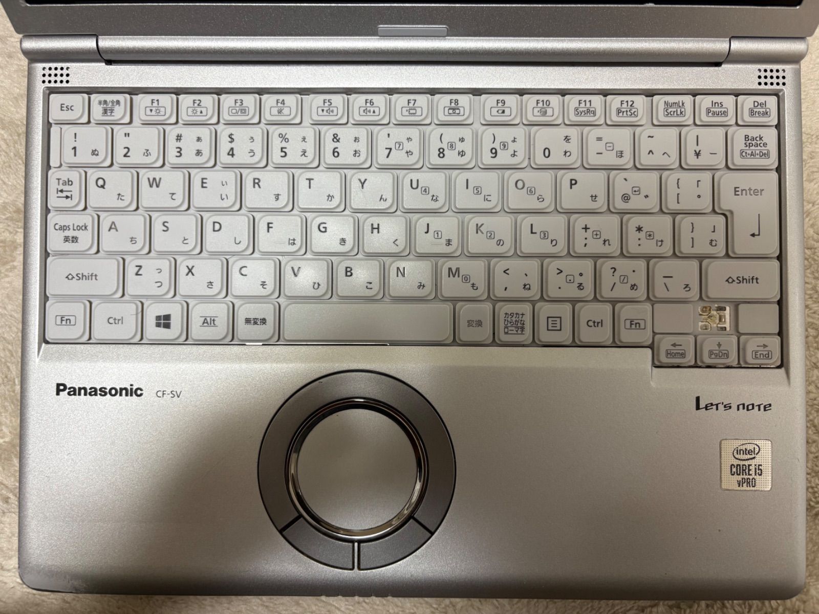 ジャンク品/累積5810時間】Panasonic Let's note CF-SV9 Windows11