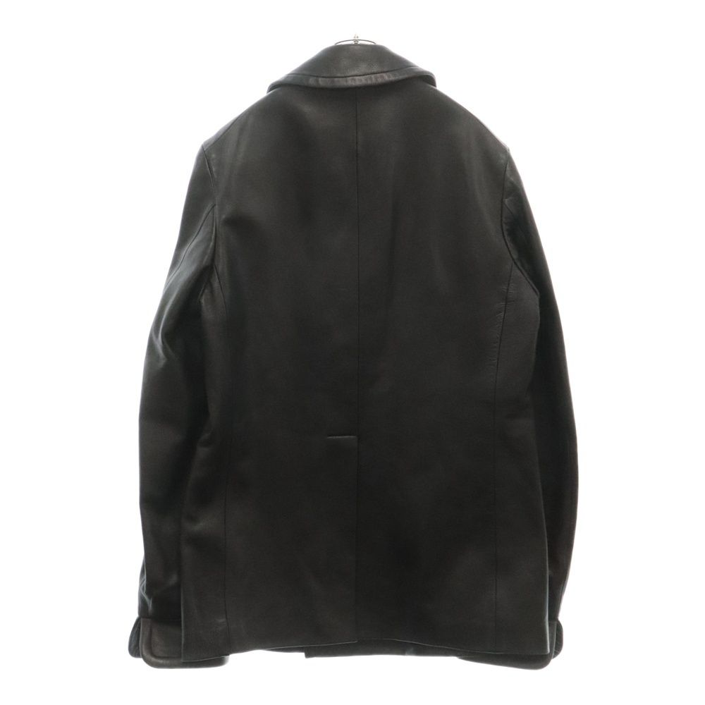 GUCCI (グッチ) レザーショートコート ブラック 102573 XN007 - メルカリ