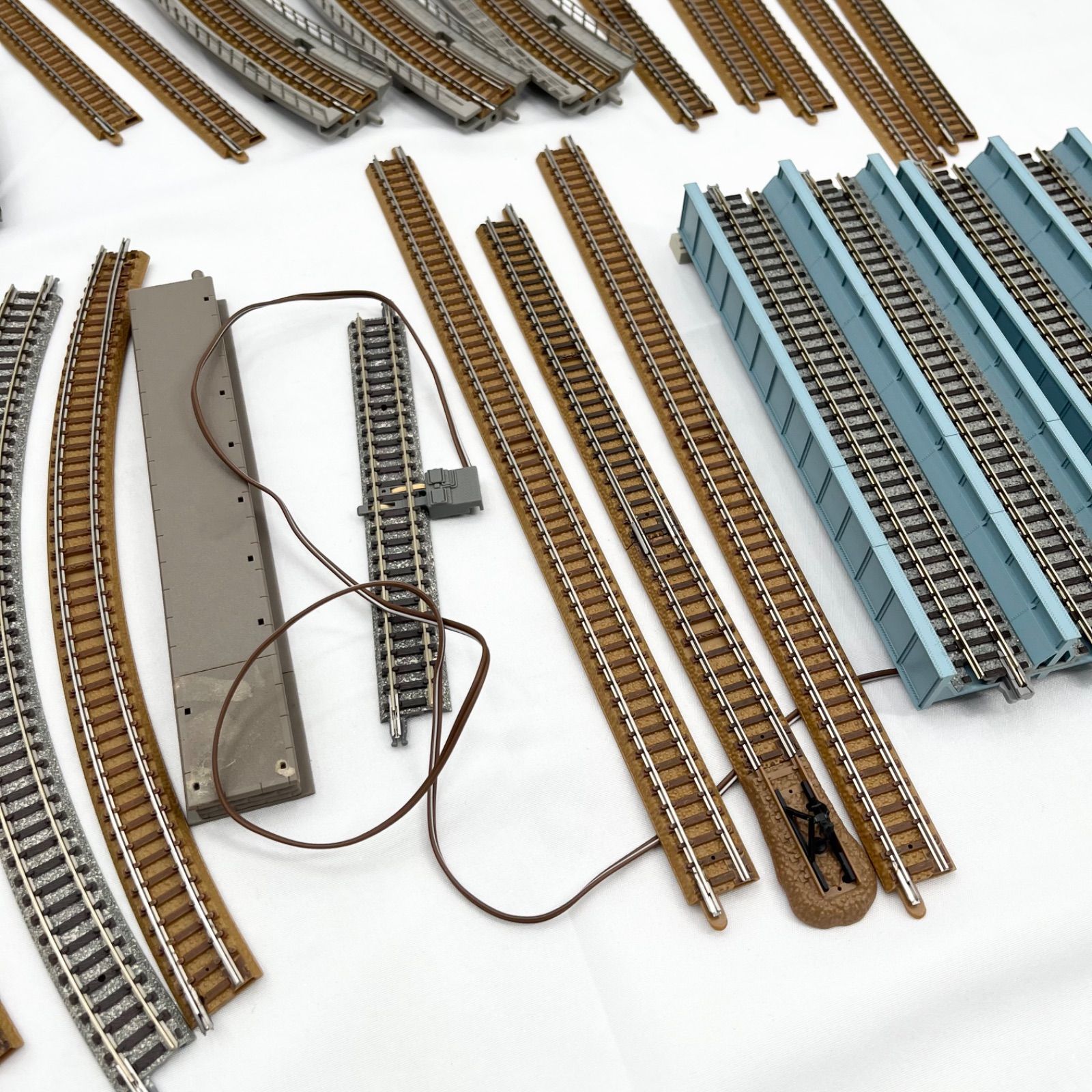鉄道模型 レールセット 現状品 Nゲージ TOMIX? KATO? 曲線 直線 複線
