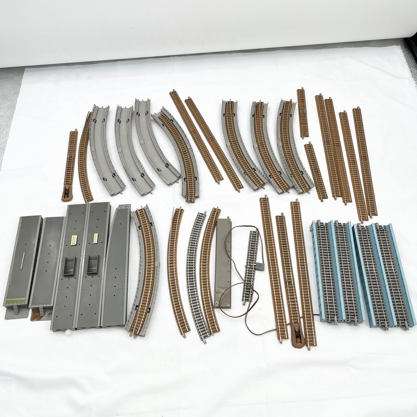 鉄道模型 レールセット 現状品 Nゲージ TOMIX? KATO? 曲線 直線 複線