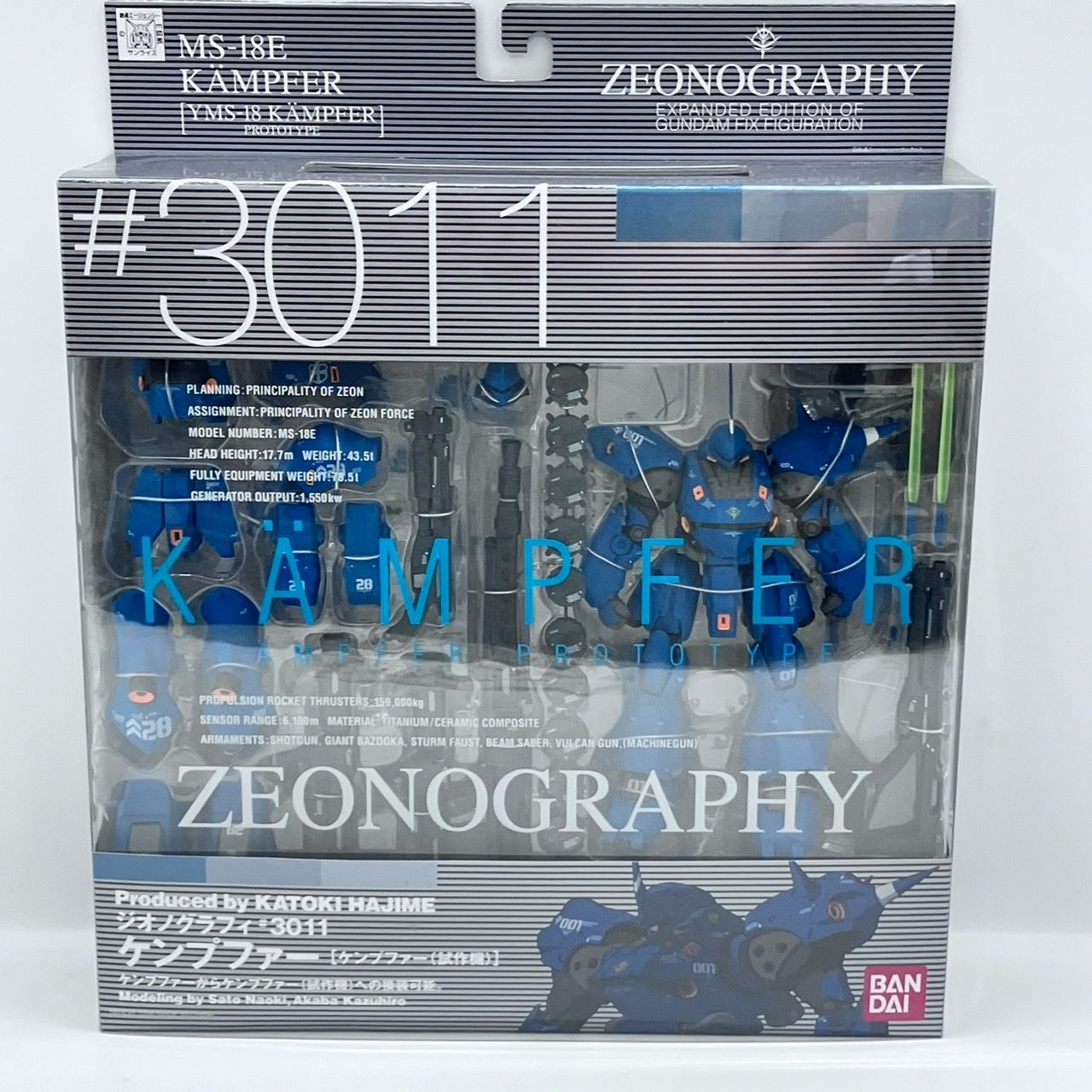 ジオノグラフィ ケンプファー 試作機 ＃3011バンダイ フィギュア