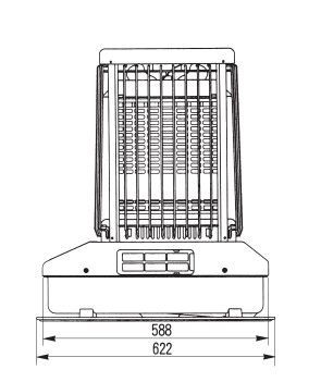 アウトレット品】石油暖房ストーブ ニューブルーバーナ GH-B198F 木造
