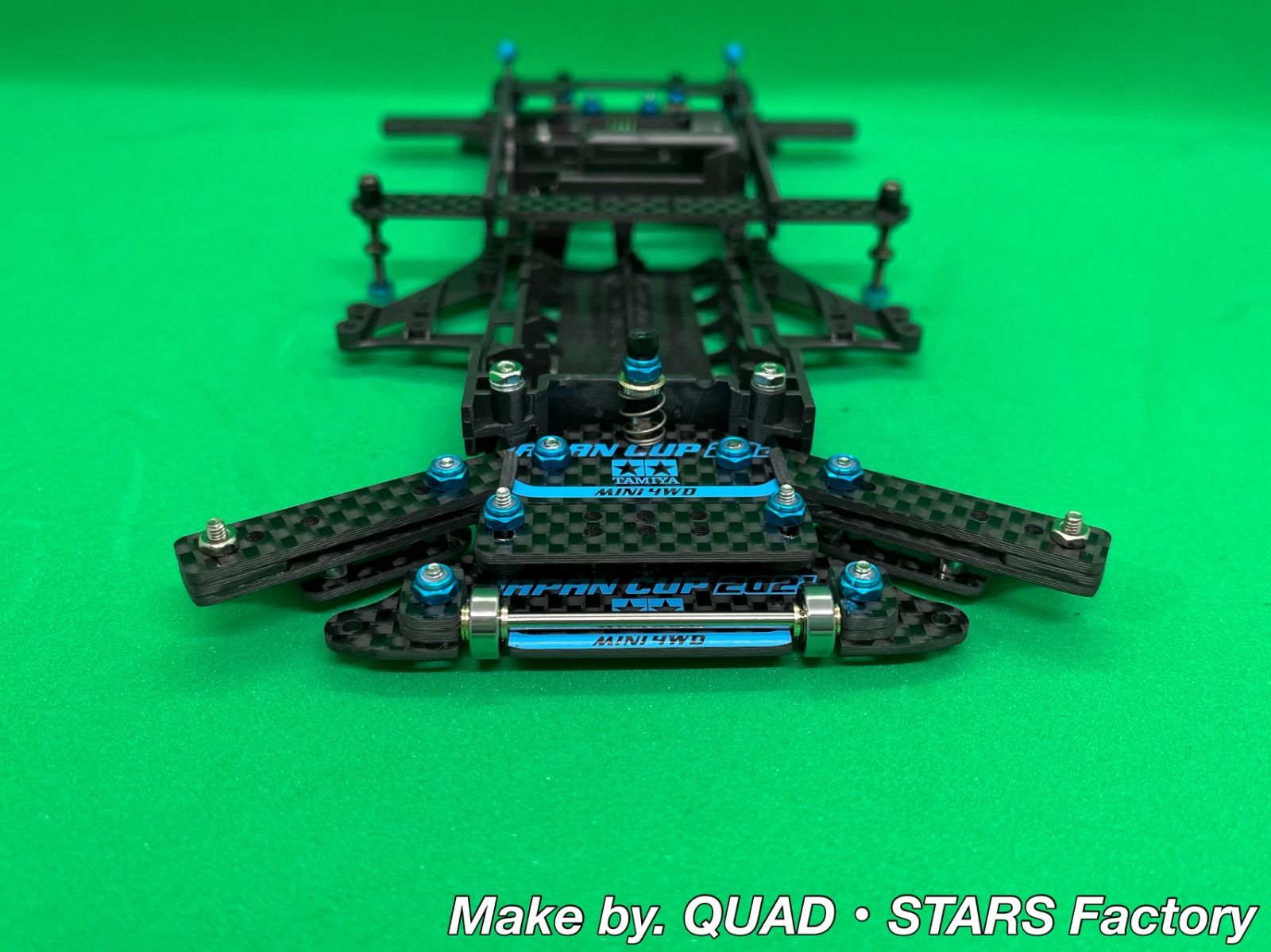 ミニ四駆・FM-Aシャーシ用】2軸ATスライドダンパー／左右独立稼働式＋1