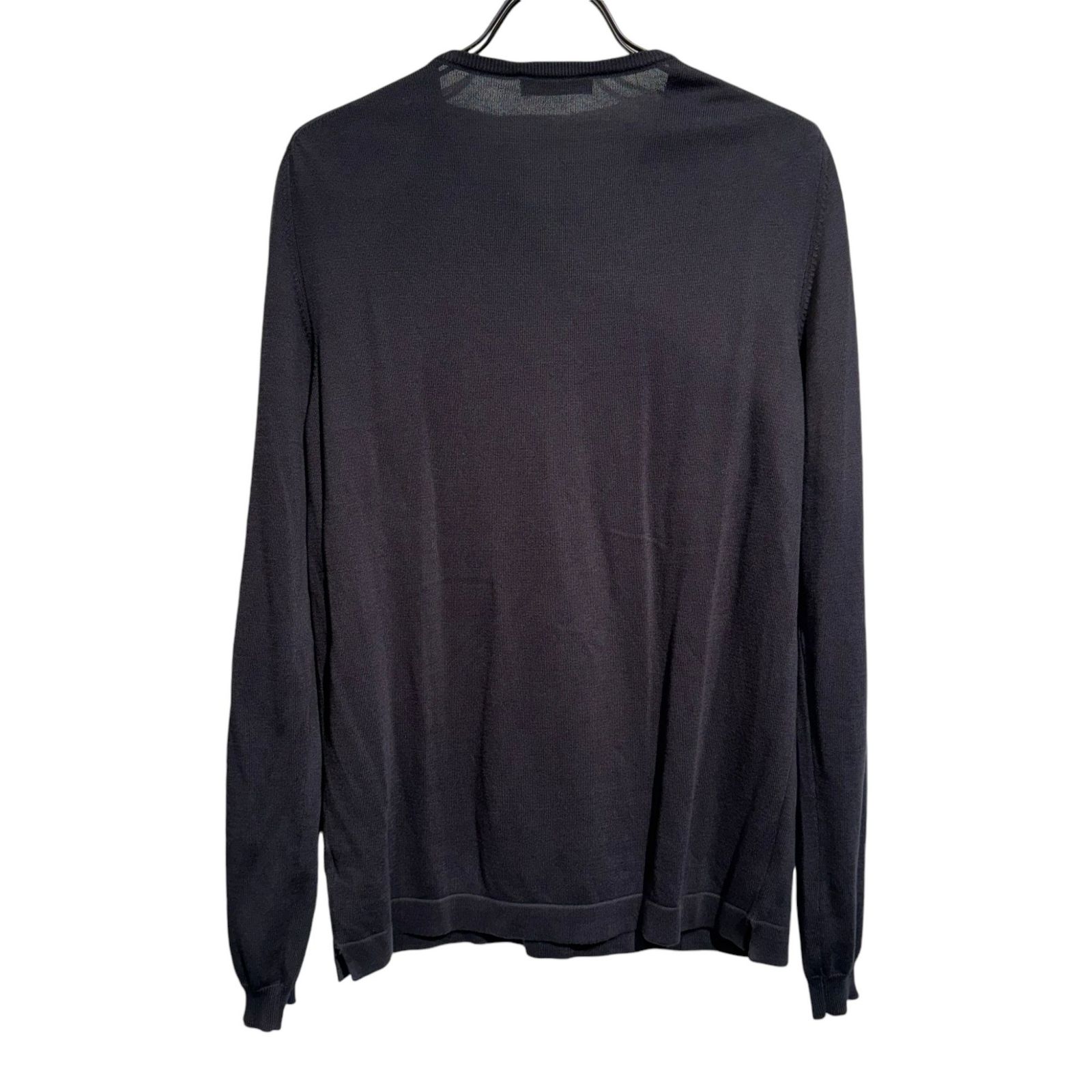 Gran Sasso (グランサッソ) 2ゲージソフトコットンクルーネックニット