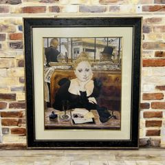 🔥1週間限定特別価格🔥！！】『カフェ』『カフェにて』没後50年 藤田