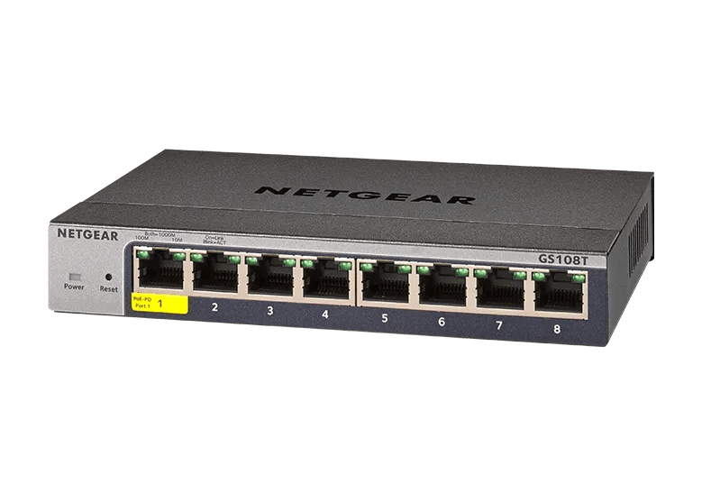 XS508TM 8-port 10G/Multi-Gig Smart Cloud Switch with 10G SFP+