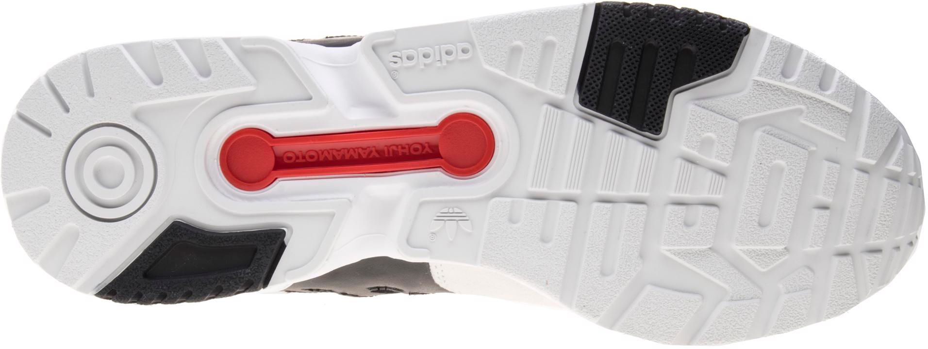 やまと Mens Y-3 Zx Run Sneakers In Ftwwht/Black/Red | Soletrader