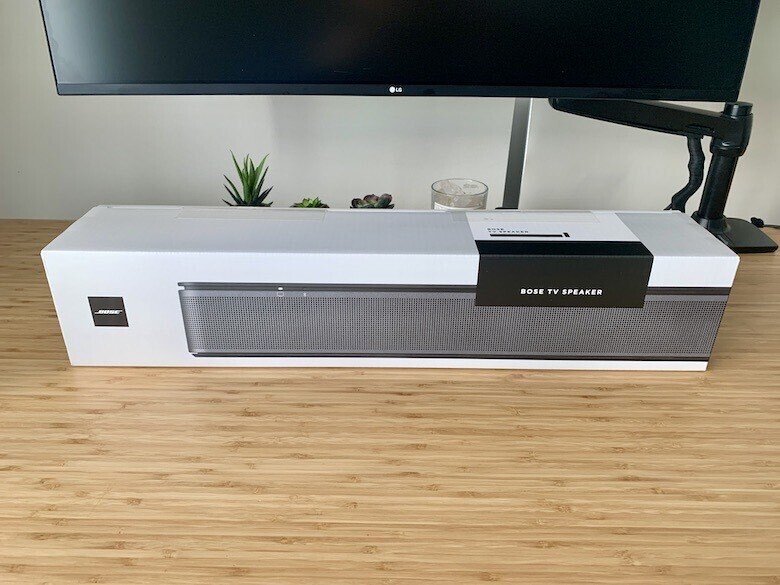 Bose TV Speakerレビュー】ウルトラワイドモニターにもおすすめなBOSE