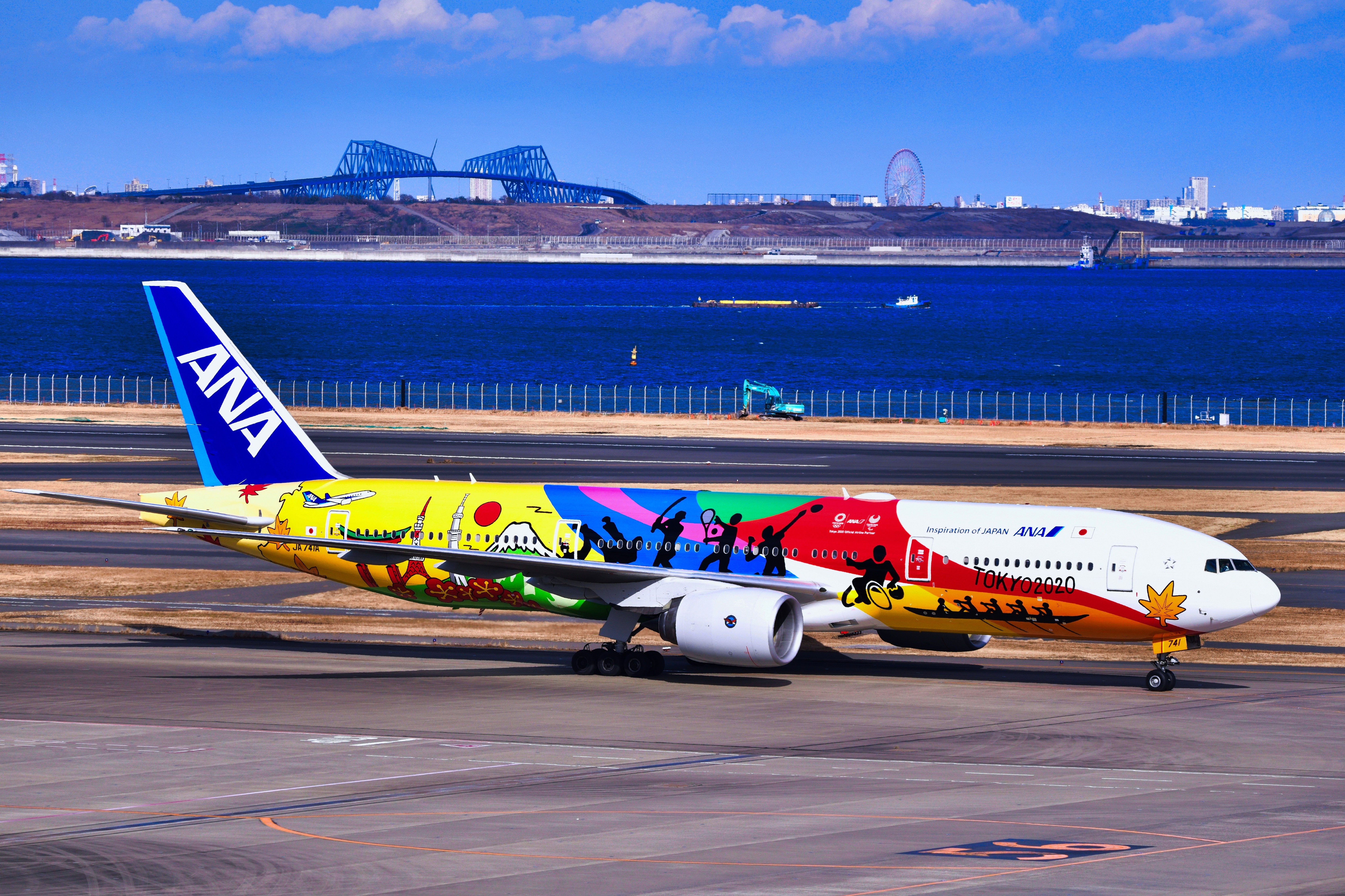 東京オリパラの残り香、JA741A「HELLO 2020 JET」｜ユキカゼ（深水千翔）